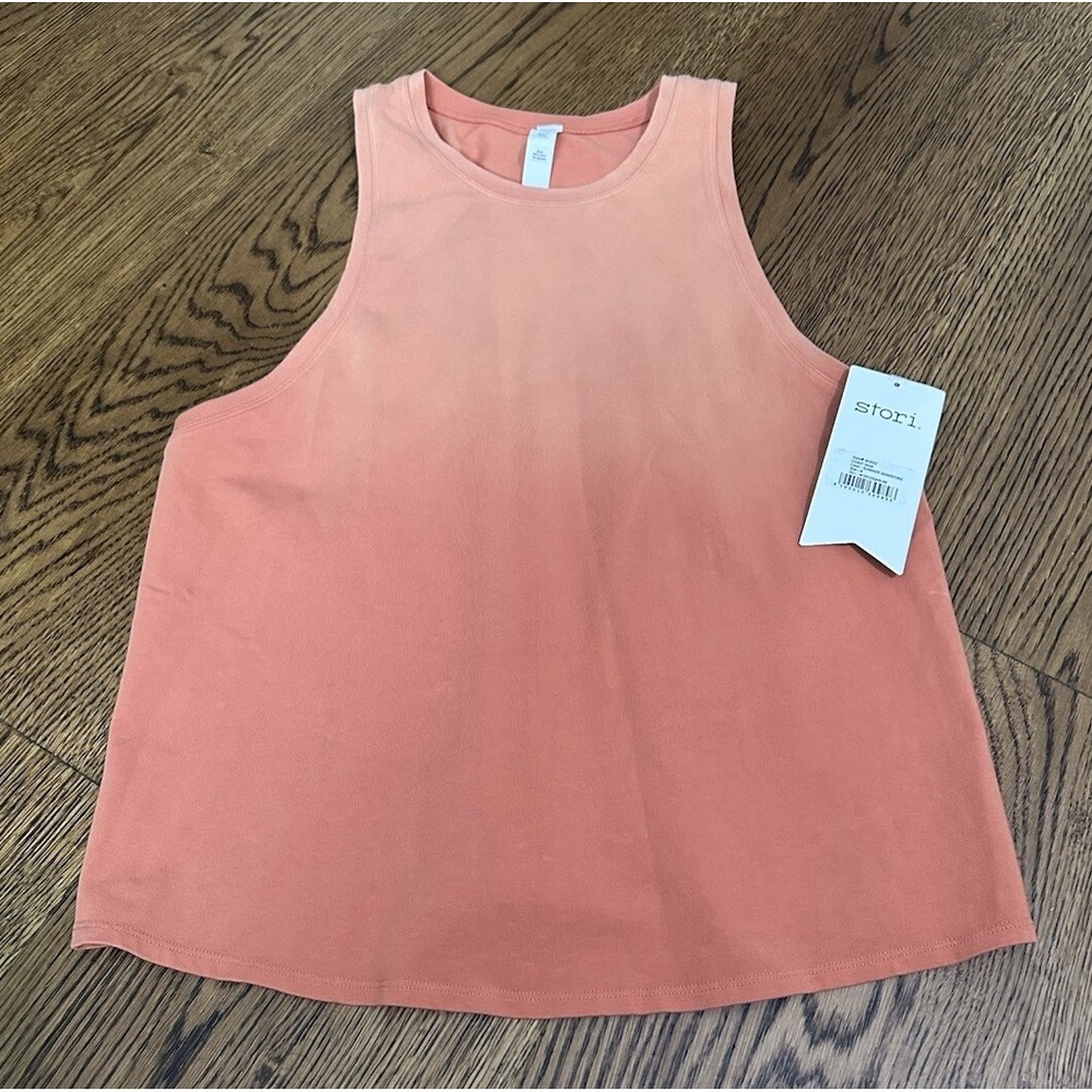 Stori Coast Tank Sunfade Sandstone Women's Size‎ 4 Orange NWT